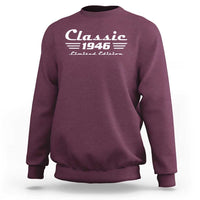 Classic 1946 Birthday Sweatshirt 80yr 80th Birthday