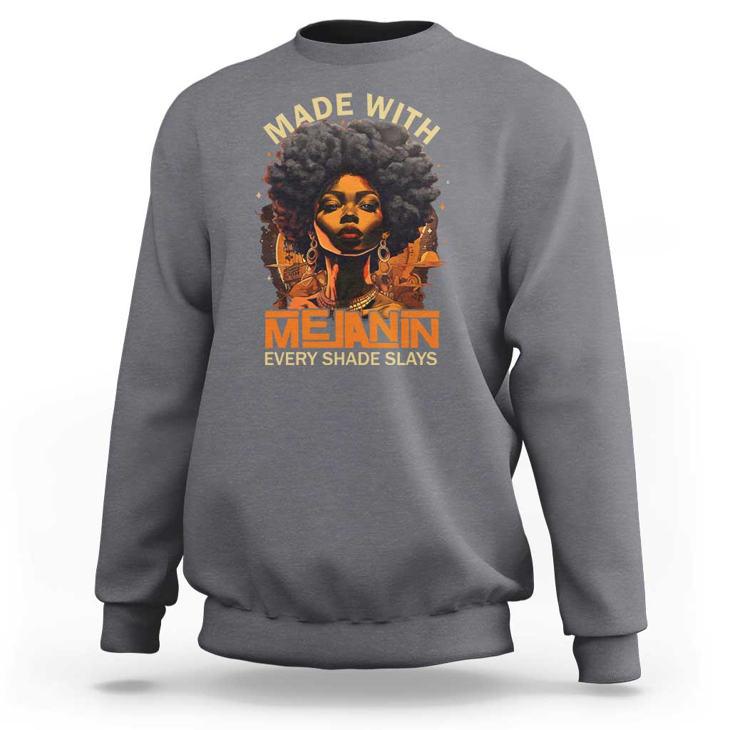 Black Women Sweatshirt Melanin Juneteenth Black History
