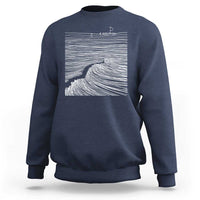 Christian Faith Sweatshirt Walk On Water Boho Bible Verse
