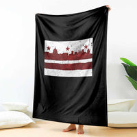 Washington DC Flag Throw Blanket
