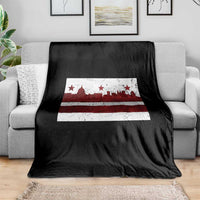Washington DC Flag Throw Blanket
