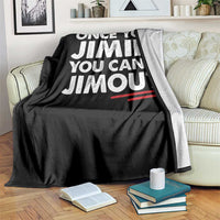 Once You Jimin You Cant Jimout Throw Blanket