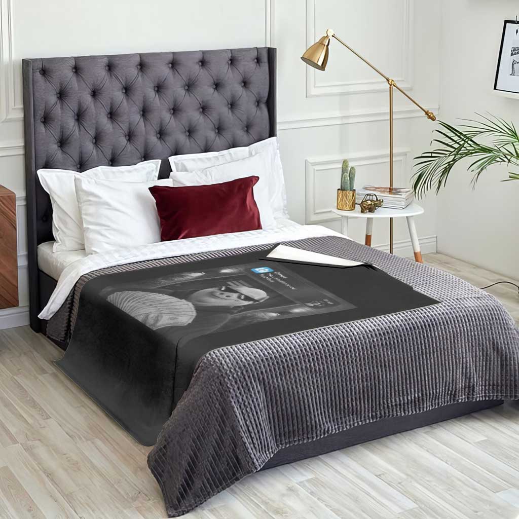 John Pork Meme Throw Blanket There Is Motion At Your Front Door Funny Brainrot