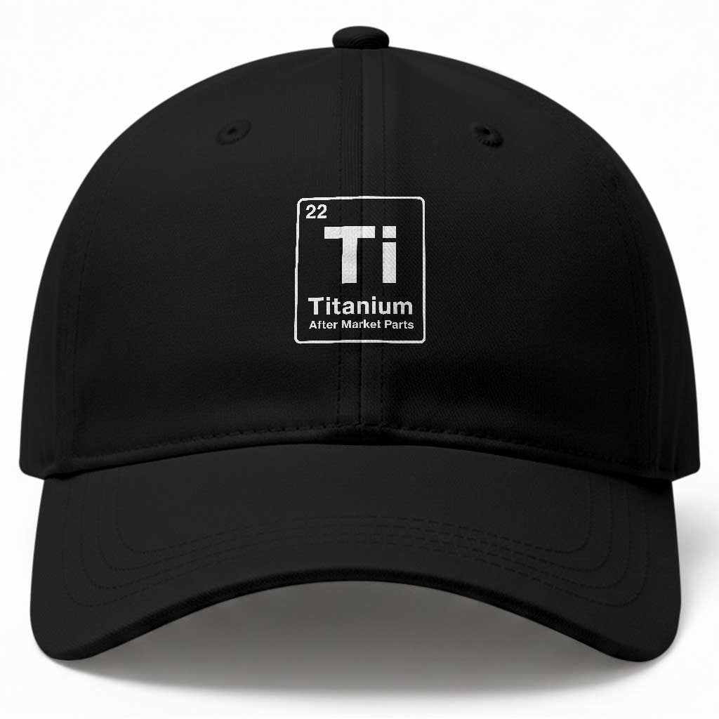 Hip Replacement Recovery Baseball Cap Titanium Ti After Market Parts Surgery Recovery Graphic