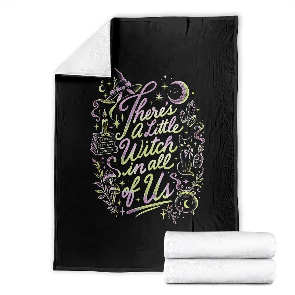 A Little Witch in All of Us Throw Blanket