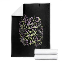 A Little Witch in All of Us Throw Blanket