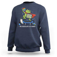 Inclusion Frog OT SPED Teacher Sweatshirt We Regulate At Dawn