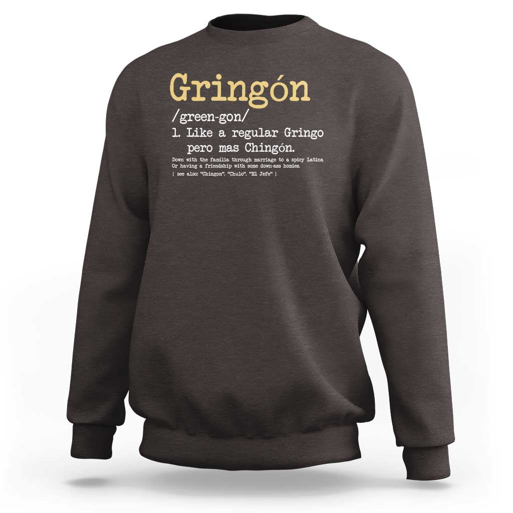 Gringon graphic sweatshirt with crew neck and ribbed cuffs