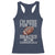 Funny Football Racerback Tank Top I'm Just Here For The Snacks And Commercials Halftime Show