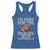 Funny Football Racerback Tank Top I'm Just Here For The Snacks And Commercials Halftime Show