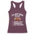 Funny Football Racerback Tank Top I'm Just Here For The Snacks And Commercials