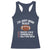 Funny Football Racerback Tank Top I'm Just Here For The Snacks And Commercials