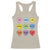 Funny Skibidi Valentine's Day Racerback Tank Top Rizz No Cap Conversation Hearts Sigma