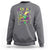 Mardi Gras Sweatshirt Fleur de Lis Carnival Fat Tuesday