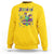 Mardi Gras Sweatshirt Fleur de Lis Carnival Fat Tuesday