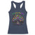 Mardi Gras Bead Tree Racerback Tank Top Carnival New Orleans 2025 Laissez Les Bons Temps Rouler