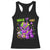 Funny Mardi Gras Racerback Tank Top Walk it Like a Dog Louisiana Fleur De Lis