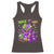 Funny Mardi Gras Racerback Tank Top Walk it Like a Dog Louisiana Fleur De Lis