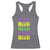 Funny Mardi Gras Racerback Tank Top Retro Beer Beads Fat Tuesday Festival Celebration