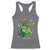 Happy Mardi Gras Alligator Racerback Tank Top Mardigator Crocodile Dancing New Orleans Louisiana