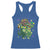 Happy Mardi Gras Alligator Racerback Tank Top Mardigator Crocodile Dancing New Orleans Louisiana