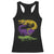 Aligator Crocodiles Louisiana Mardi Gras Racerback Tank Top