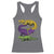 Aligator Crocodiles Louisiana Mardi Gras Racerback Tank Top