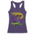 Aligator Crocodiles Louisiana Mardi Gras Racerback Tank Top