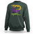 Aligator Crocodiles Louisiana Mardi Gras Sweatshirt