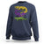 Aligator Crocodiles Louisiana Mardi Gras Sweatshirt