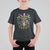 Mardi Gras Sugar Skull T Shirt For Kid Fat Tuesday