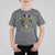 Mardi Gras Sugar Skull T Shirt For Kid Fat Tuesday