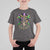 Mardi Gras Sugar Skull T Shirt For Kid Fat Tuesday