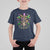 Mardi Gras Sugar Skull T Shirt For Kid Fat Tuesday