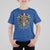 Mardi Gras Sugar Skull T Shirt For Kid Fat Tuesday