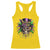 Mardi Gras Sugar Skull Racerback Tank Top Fat Tuesday