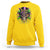 Mardi Gras Sugar Skull Sweatshirt Fat Tuesday