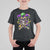 Mardi Gras Jester Skull T Shirt For Kid New Orleans Skeleton Beads