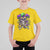 Mardi Gras Jester Skull T Shirt For Kid New Orleans Skeleton Beads