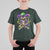 Mardi Gras Jester Skull T Shirt For Kid New Orleans Skeleton Beads