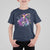 Mardi Gras T Shirt For Kid Jester Skeleton Skull Lovers