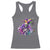 Mardi Gras Racerback Tank Top Jester Skeleton Skull Lovers