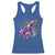 Mardi Gras Racerback Tank Top Jester Skeleton Skull Lovers