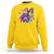 Mardi Gras Sweatshirt Jester Skeleton Skull Lovers