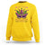 Let The Shenanigans Begin Mardi Gras Sweatshirt Masquerade Mask Beads