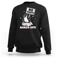 Funny Resist Penguins Sweatshirt Tariffs on Penguins? Really