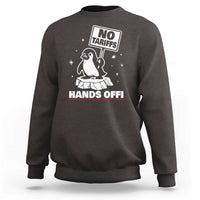 Funny Resist Penguins Sweatshirt Tariffs on Penguins? Really