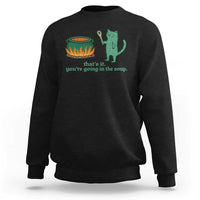 Sarcastic Cat Meme Sweatshirt Weirdcore Dark Humor - Wonder Print Shop