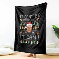 McCarthy It Can’t Be Ugly Christmas Throw Blanket Retro Football Fan - Wonder Print Shop