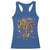 Mardi Gras Bead Tree Racerback Tank Top Carnival New Orleans Hawaiian Tropical Palm Tree 2025